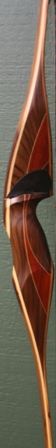 Bolivian Rosewood/Paduk Flare with juniper veneer with bamboo core and micarta tips