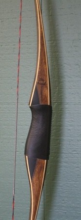 myrtle/micarta riser with myrtle limbs and elk antler tips