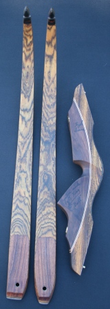 Bacote/shedua riser with bacote limbs