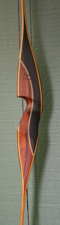 Micarta/cocobolo riser with Yew limbs