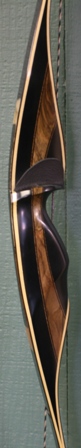 Micarta/Myrtle flare Riser with Black Glass/bamboo Croe Micarta/Myrtle flare Riser with Black Glass/bamboo Croe